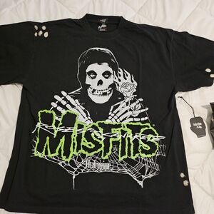 Misfits Graphic Short Sleeve Tee in Black